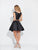 Madison James - 17-509 Two Piece V-neck Dress  in Black