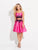 Madison James - 17-511 Two Piece Short Lace Dress in Pink