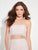 Madison James - 17-519 Strapless Two Piece Fringe Short Dress in Neutral and White
