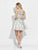 Madison James - 17-601 Square Neck Floral Print Short Dress in Print