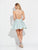 Madison James - 17-602 Beaded Illusion Homecoming Dress in Blue