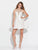 Madison James - 17-602 Beaded Illusion Homecoming Dress in White