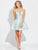 Madison James - 17-602 Beaded Illusion Homecoming Dress in Blue