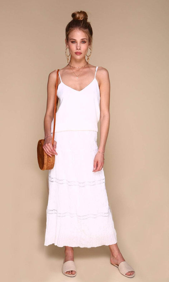 Merritt Charles -  Mykonos Skirt I White Lace