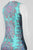 Maggy London - T2648MNR Medallion Print Cotton Dress in Blue and Green