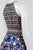 Maggy London - T2658MNR Mixed Ikat Keyhole Cutout Halter Maxi Dress in Multi-Color and Print