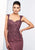 Ivonne D for Mon Cheri - 218D26W Metallic Lace Sweetheart Trumpet Gown in Purple