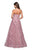 La Femme - 27237 Sequined Sweetheart A-line Dress In Pink