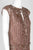 Aidan Mattox - MD1E202853 Embellished Cap Sleeve Sheath Dress In Brown