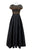 Aidan Mattox - MD1E203083 Illusion Beaded Bodice Taffeta Ballgown In Black