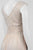 Sangria - ADWKOJ57 Cap Sleeve Sequined Empire Gown in Neutral