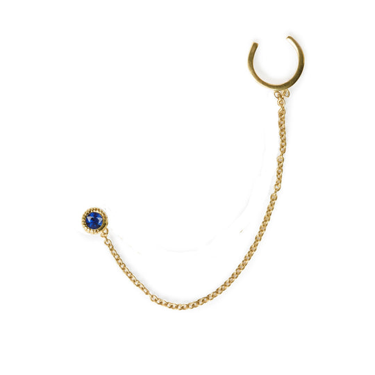 Sapphire Rebel Earcuff