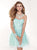 Tarik Ediz - Jewel Accented Short Sweetheart Dress 90357 in Green