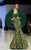 MNM Couture - 2038B Luxurious Lace Sweetheart Mermaid Gown in Green and Neutral
