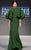 MNM Couture - 2284 Dramatic High Collared V-Back Mermaid Gown in Green