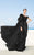 MNM Couture - 2341 Laced Bateau Neck Sheath Dress in Black