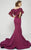 MNM Couture - 2364 Exquisite Cutout Off Shoulder Long Gown in Purple