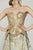 MNM Couture - 2367 Gilded Strapless Sweetheart Embroidered Long Gown in Gold and Green