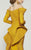 MNM Couture - 2396 Ruffled Sweetheart Mermaid Dress in Yellow