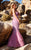 MNM Couture - 5231 Strapless Ruched Sweetheart Ornate Gown In Pink