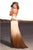 MNM Couture - 5425 Embellished Sweetheart Sheath Dress in Brown