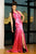 MNM Couture - 5982 Bedazzled Halter Trumpet Dress In Pink