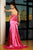 MNM Couture - 5982 Bedazzled Halter Trumpet Dress In Pink