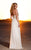 MNM Couture - 7200 Embellished Pleated A-line Dress In White