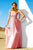 MNM Couture - 7310 Bejeweled Straight Sheath Dress in Pink