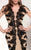 MNM Couture - 9582 Lace V-neck Mermaid Dress in Black and Neutral