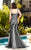 MNM Couture - JD005 Embellished Square Neck Sheath Dress in Silver
