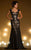 MNM Couture - L5015 Sweetheart Neck Floral Lace Long Gown in Black