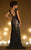 MNM Couture - L5015 Sweetheart Neck Floral Lace Long Gown in Black