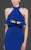 MNM Couture - N0052 Sleeveless Halter Ruffled Long Gown in Blue