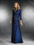 Cameron Blake - Two Piece Evening Dress 28650 in Blue