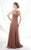 Ivonne D - Illusion Scroll Motif A-Line Gown 215D12