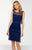Social Occasions by Mon Cheri - 116847 Three Tiered Cocktail Dress in Blue