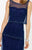 Social Occasions by Mon Cheri - 116847 Three Tiered Cocktail Dress in Blue