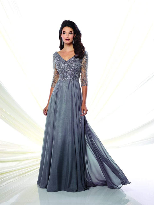 Montage by Mon Cheri - 116950W Dress in Blue
