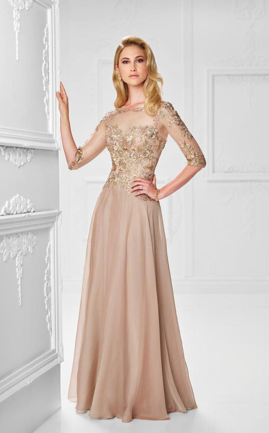 Montage by Mon Cheri - 117901 A-Line Gown in Pink