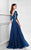 Montage by Mon Cheri - 117901W A-Line Gown In Navy