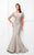 Montage by Mon Cheri - 117908W Mermaid Gown In Gray