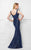 Montage by Mon Cheri - 117914 Trumpet Gown in Blue