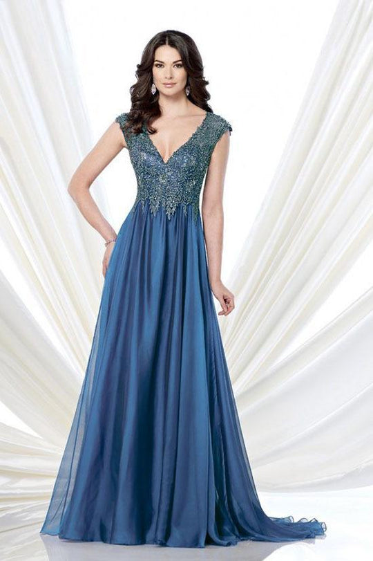 Montage by Mon Cheri - 215900 Dress In Blue
