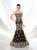 Ivonne D by Mon Cheri - 215D00 Dress in Black and Gold