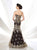 Ivonne D by Mon Cheri - 215D00 Dress in Black and Gold