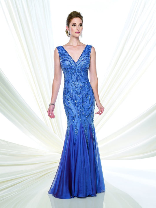 Ivonne D by Mon Cheri - 215D11 Dress in Blue