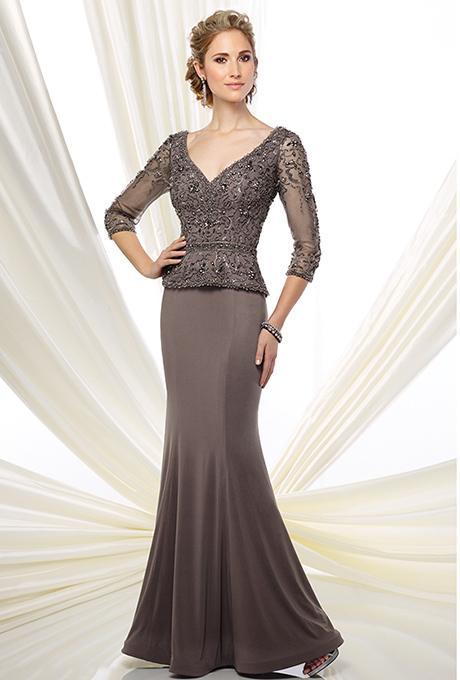 Ivonne D by Mon Cheri - 216D46 Dress in Gray