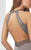 Social Occasions by Mon Cheri - 217837 Beaded Halter Dress with Train in Gray