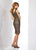 Social Occasions by Mon Cheri - 217845 Sequin Encrusted Cocktail Dress in Brown